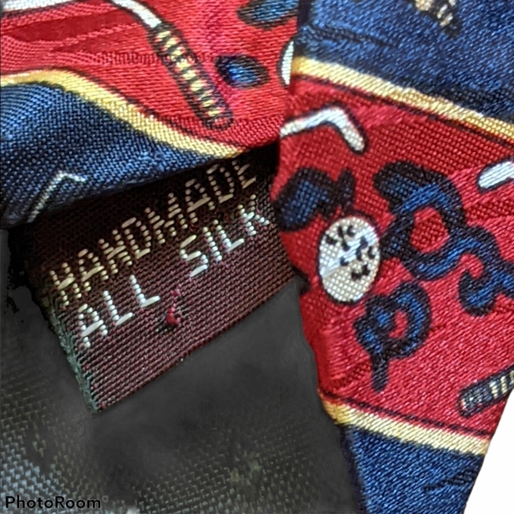 4/$25  Cromley & Finch London silk tie - Picture 5 of 5